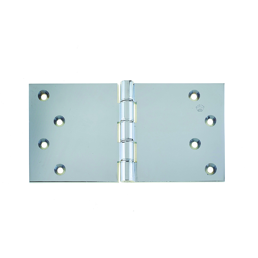 4 Inch (102 x 200mm) Laquered Projection Hinge - Polished Chrome (Sold in Pairs)